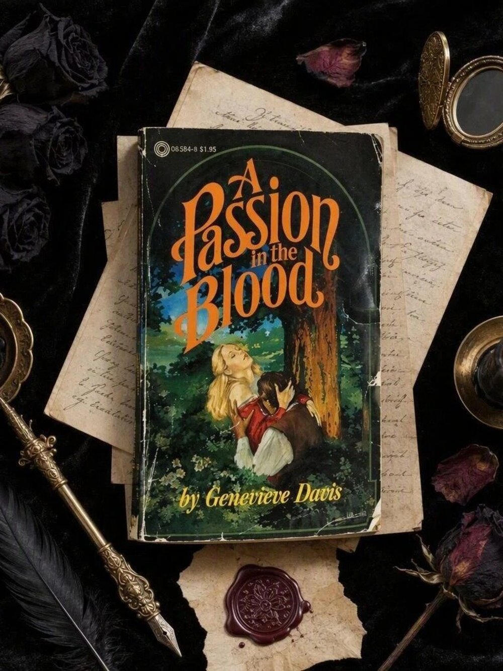 Vintage 1978 A Passion in the Blood Genevieve Davis Borgia Historical Romance